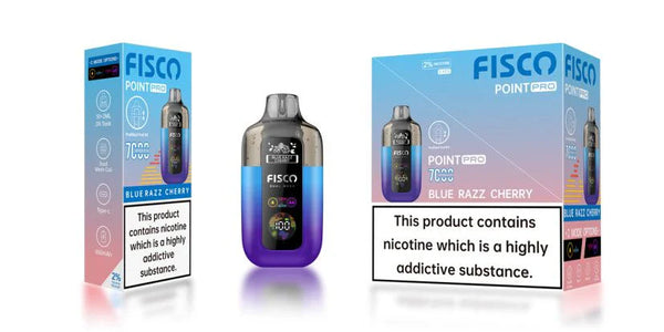 Fisco Point Pro 7000 Disposable Vape Kit 20mg Box of 5