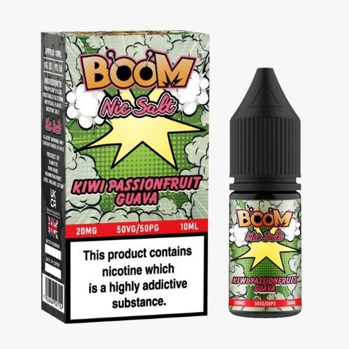 Boom 10ml Nic Salt - Pack of 5 - Vapeareawholesale