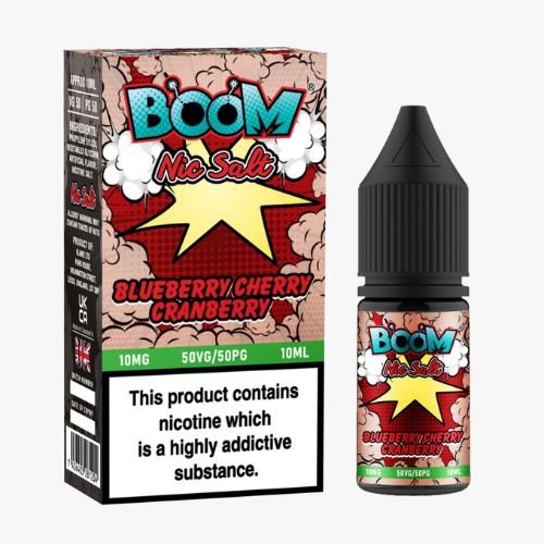 Boom 10ml Nic Salt - Pack of 5 - Vapeareawholesale