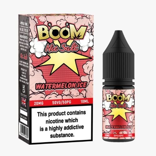 Boom 10ml Nic Salt - Pack of 5 - Vapeareawholesale