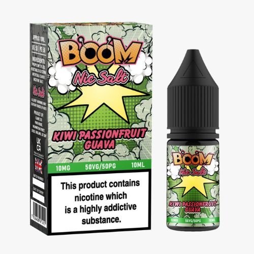 Boom 10ml Nic Salt - Pack of 5 - Vapeareawholesale