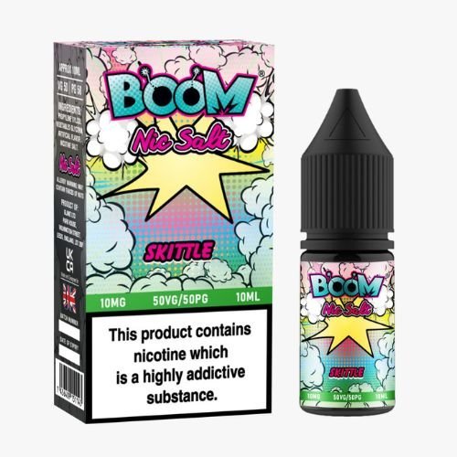 Boom 10ml Nic Salt - Pack of 5 - Vapeareawholesale