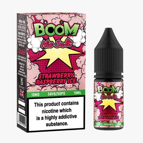 Boom 10ml Nic Salt - Pack of 5 - Vapeareawholesale