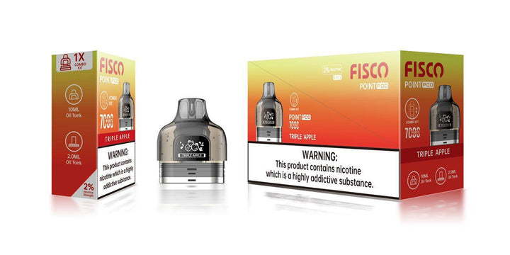 Fisco Point Pro 7000 Replacement Pods Pack of 5 - VapingSupplier