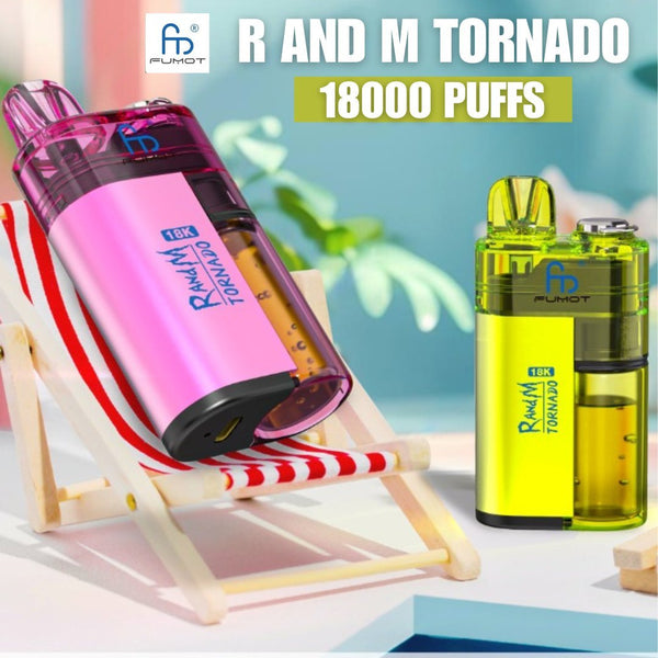 Fumot RandM Tornado 18000 Disposable Vape Box of 5 - Vape Wholesale Mcr