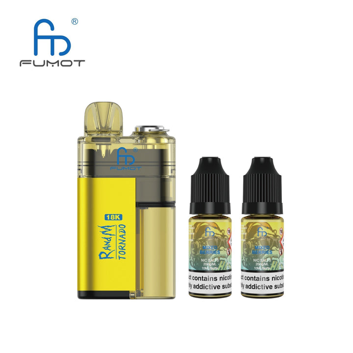 Fumot RandM Tornado 18000 Disposable Vape Box of 5 - Vape Wholesale Mcr