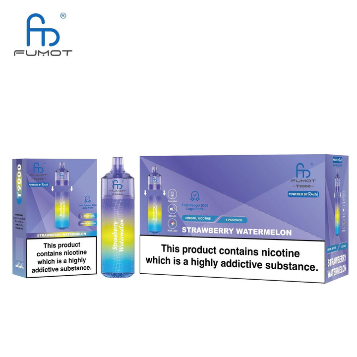 Fumot T9000 Disposable Vape Box of 5 - Vape Wholesale Mcr