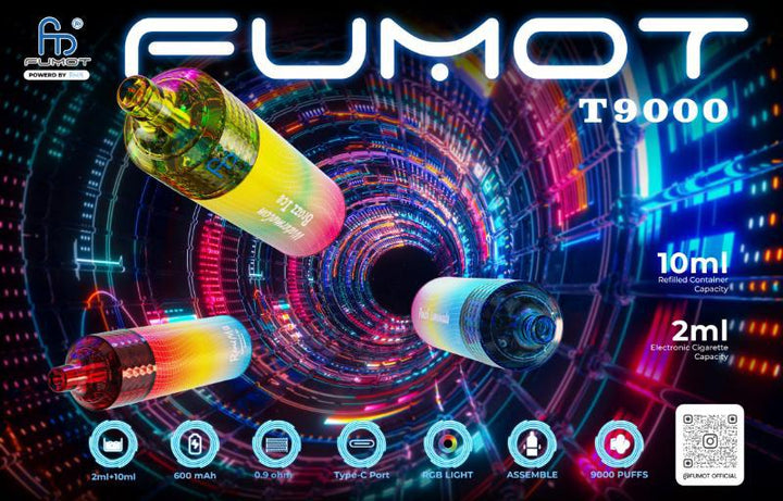 Fumot T9000 Disposable Vape Box of 5 - Vape Wholesale Mcr