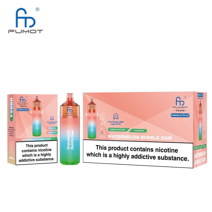 Fumot T9000 Disposable Vape Box of 5 - Vape Wholesale Mcr