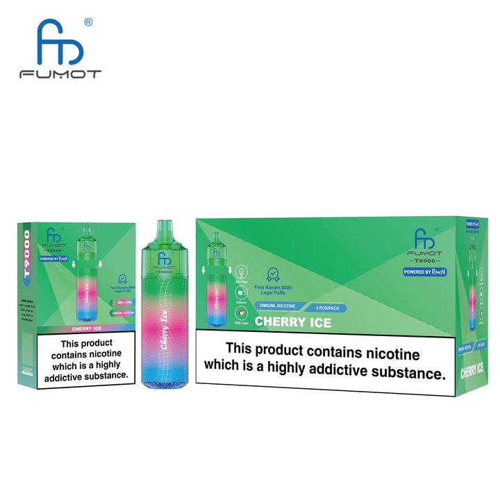 Fumot T9000 Disposable Vape Box of 5 - Vape Wholesale Mcr