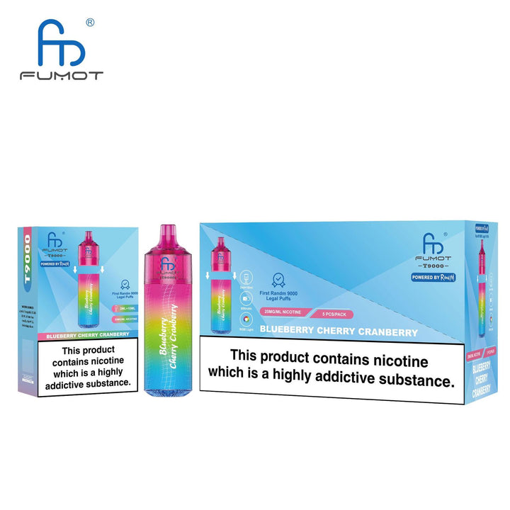 Fumot T9000 Disposable Vape Box of 5 - Vape Wholesale Mcr