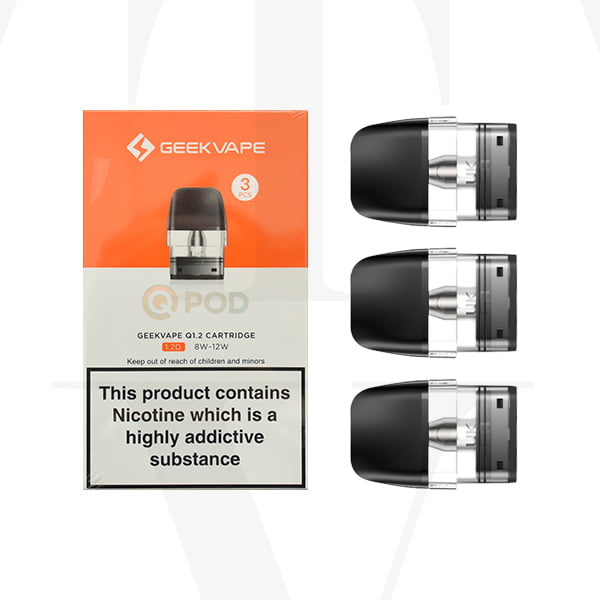 Geekvape Sonder Q Replacement Pods - (Pack of 3) - 1.2 Ohm - vapeukwholesale