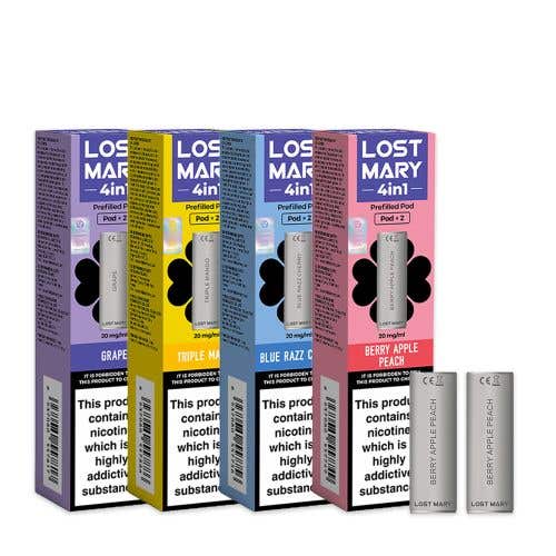 Lost Mary 4-in-1 Prefilled Vape Pods - Box Of 10