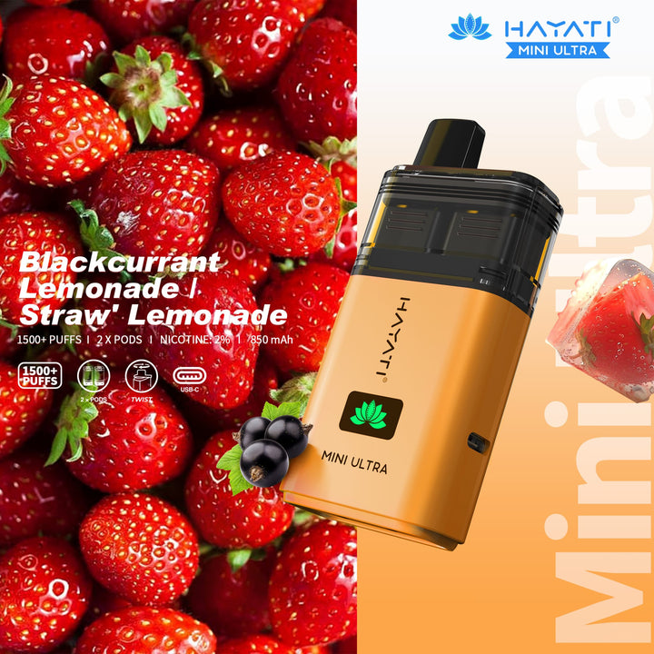 Hayati Mini Ultra 1500 Disposable Vape - The Vape Giant