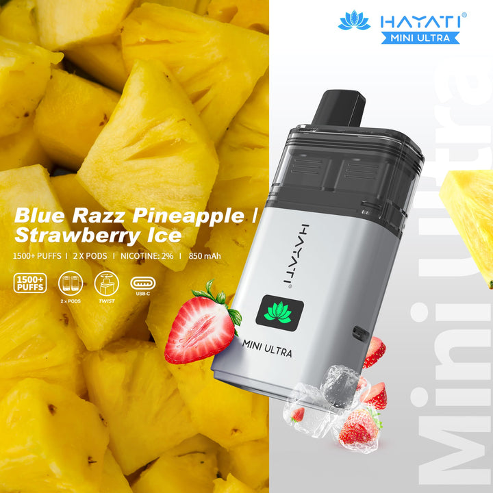 Hayati Mini Ultra 1500 Disposable Vape - The Vape Giant