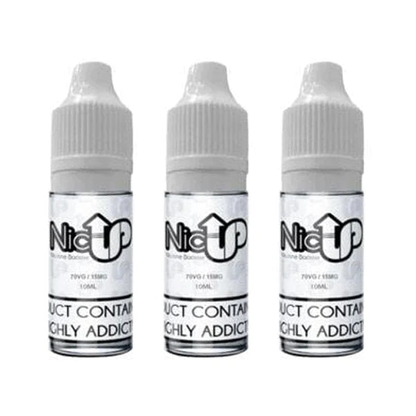 NIC UP - NICOTINE SHOT 18MG 70:30VG/PG Pack Of 25