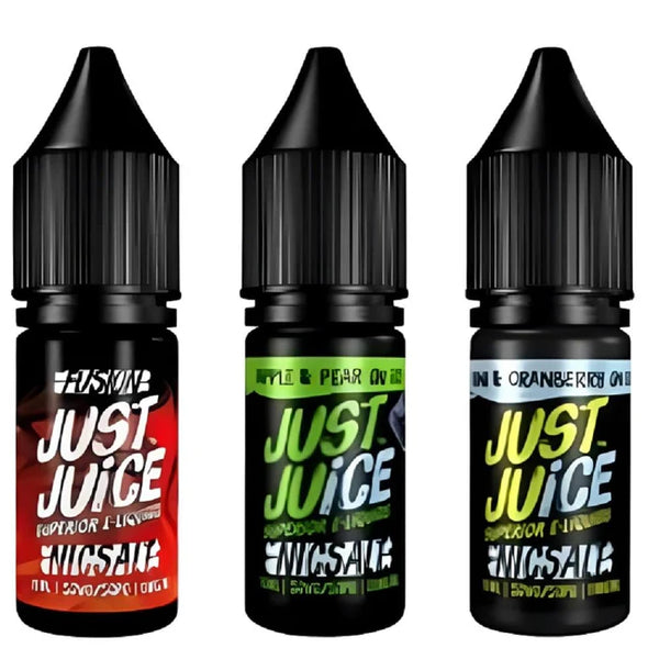 Pack of 5 Just Juice Ice 10ML Nic Salt