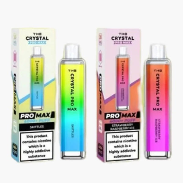 Pack of 10 The Crystal Pro Max 4000 Puffs Disposable Vape Device