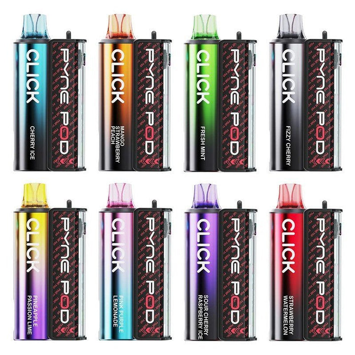 Pyne Pod Click 10K Starter Kit Box of 5 - Blueberry Raspberry Lemonade - vapeukwholesale