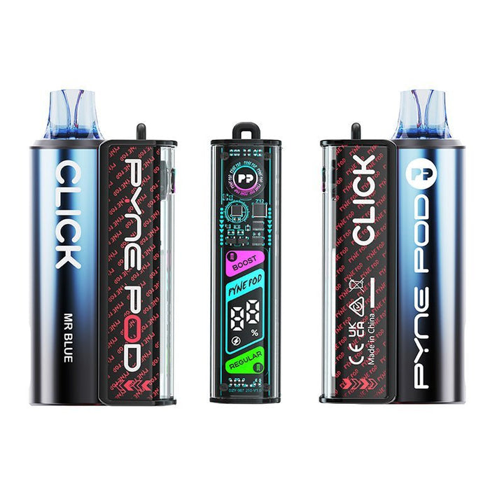 Pyne Pod Click 10K Starter Kit Box of 5 - Mr Blue - vapeukwholesale