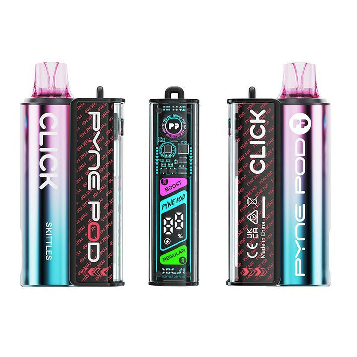 Pyne Pod Click 10K Starter Kit Box of 5 - Rainbow - vapeukwholesale