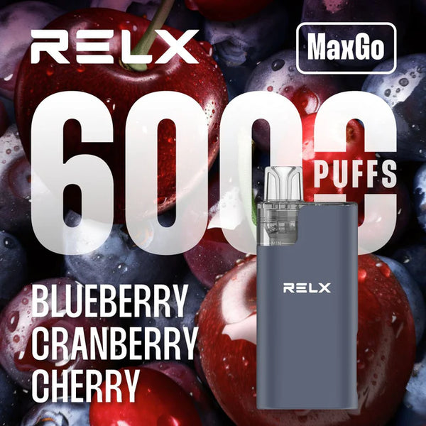 Relx Max Go 6000 Disposable Vape- Box of 5