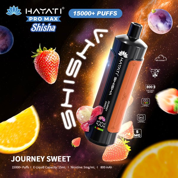 Hayati Pro Max Shisha 15000 Disposable Vape Box of 5