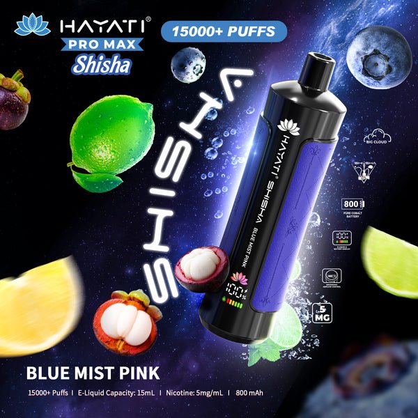 Buy Hayati Pro Max Shisha 15000 Disposable Vape at vapeareawholesale