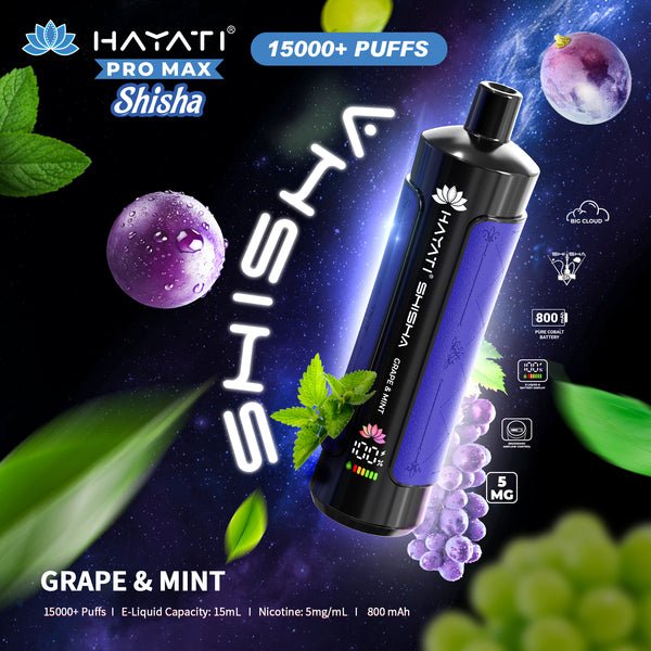 Hayati Pro Max Shisha 15000 Disposable Vape Box of 5