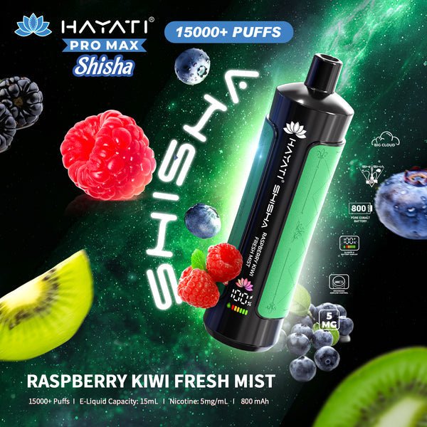 Hayati Pro Max Shisha 15000 Disposable Vape Box of 5