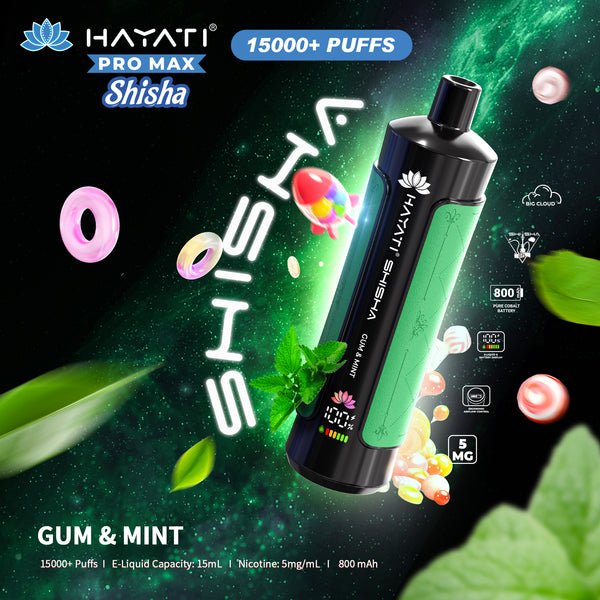 Hayati Pro Max Shisha 15000 Disposable Vape Box of 5