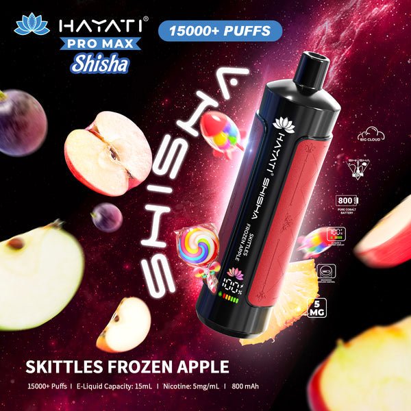 Hayati Pro Max Shisha 15000 Disposable Vape Box of 5