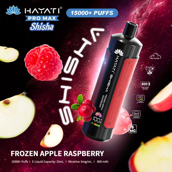 Hayati Pro Max Shisha 15000 Disposable Vape Box of 5