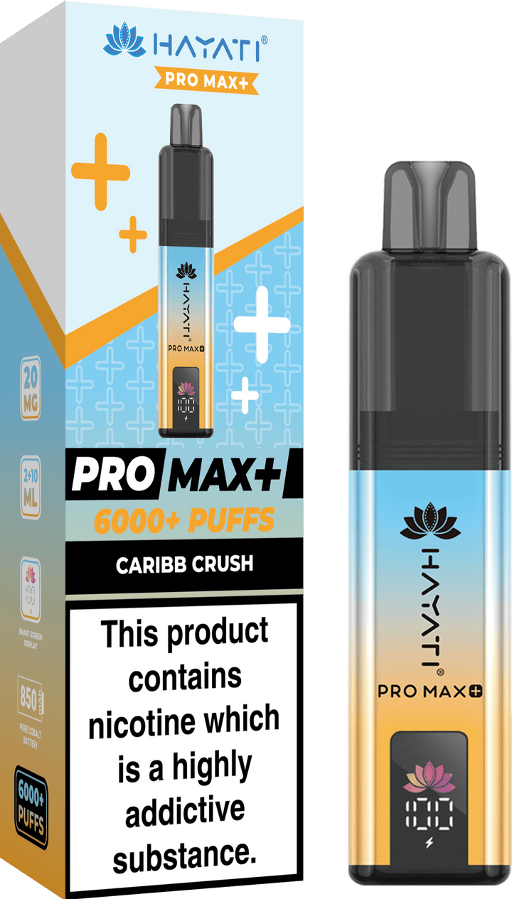 Hayati Pro Max+ 6000 Puffs Vape Kit Box of 10 - Hayati Pro Max+ 6000 Puffs Vape Kit Box of 10 - Direct Vape Wholesale