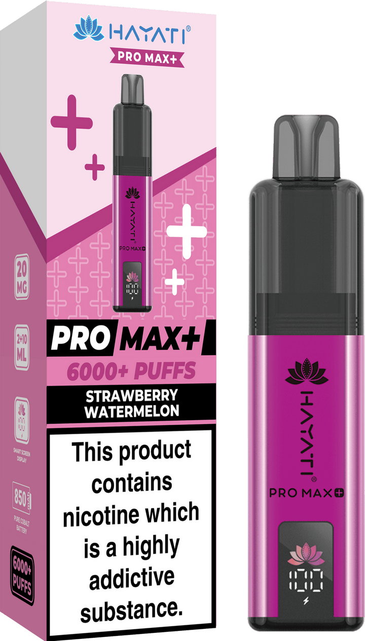 Hayati Pro Max+ 6000 Puffs Vape Kit Box of 10 - Hayati Pro Max+ 6000 Puffs Vape Kit Box of 10 - Direct Vape Wholesale