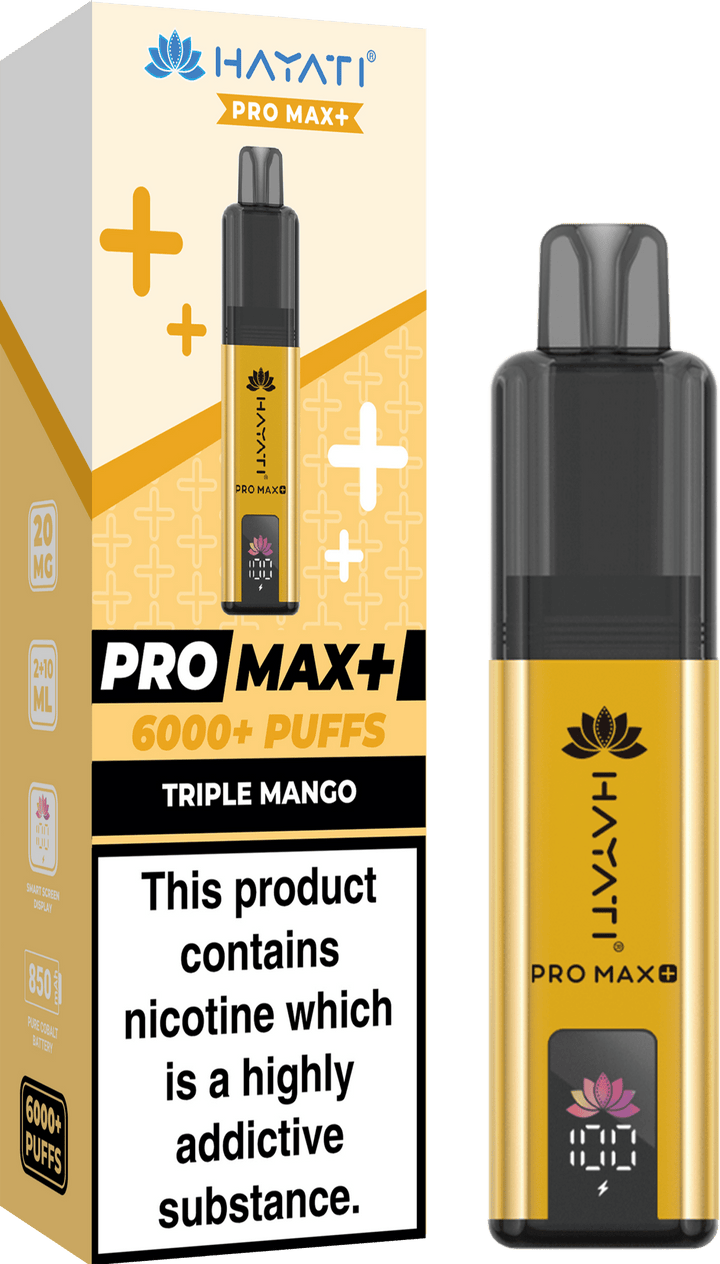 Hayati Pro Max+ 6000 Puffs Vape Kit Box of 10 - Hayati Pro Max+ 6000 Puffs Vape Kit Box of 10 - Direct Vape Wholesale