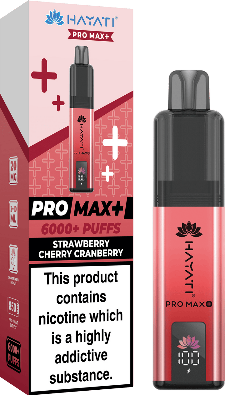 Hayati Pro Max+ 6000 Puffs Vape Kit Box of 10 - Hayati Pro Max+ 6000 Puffs Vape Kit Box of 10 - Direct Vape Wholesale