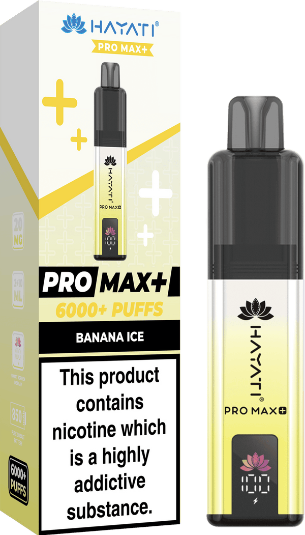 Hayati Pro Max+ 6000 Puffs Vape Kit Box of 10 - Hayati Pro Max+ 6000 Puffs Vape Kit Box of 10 - Direct Vape Wholesale