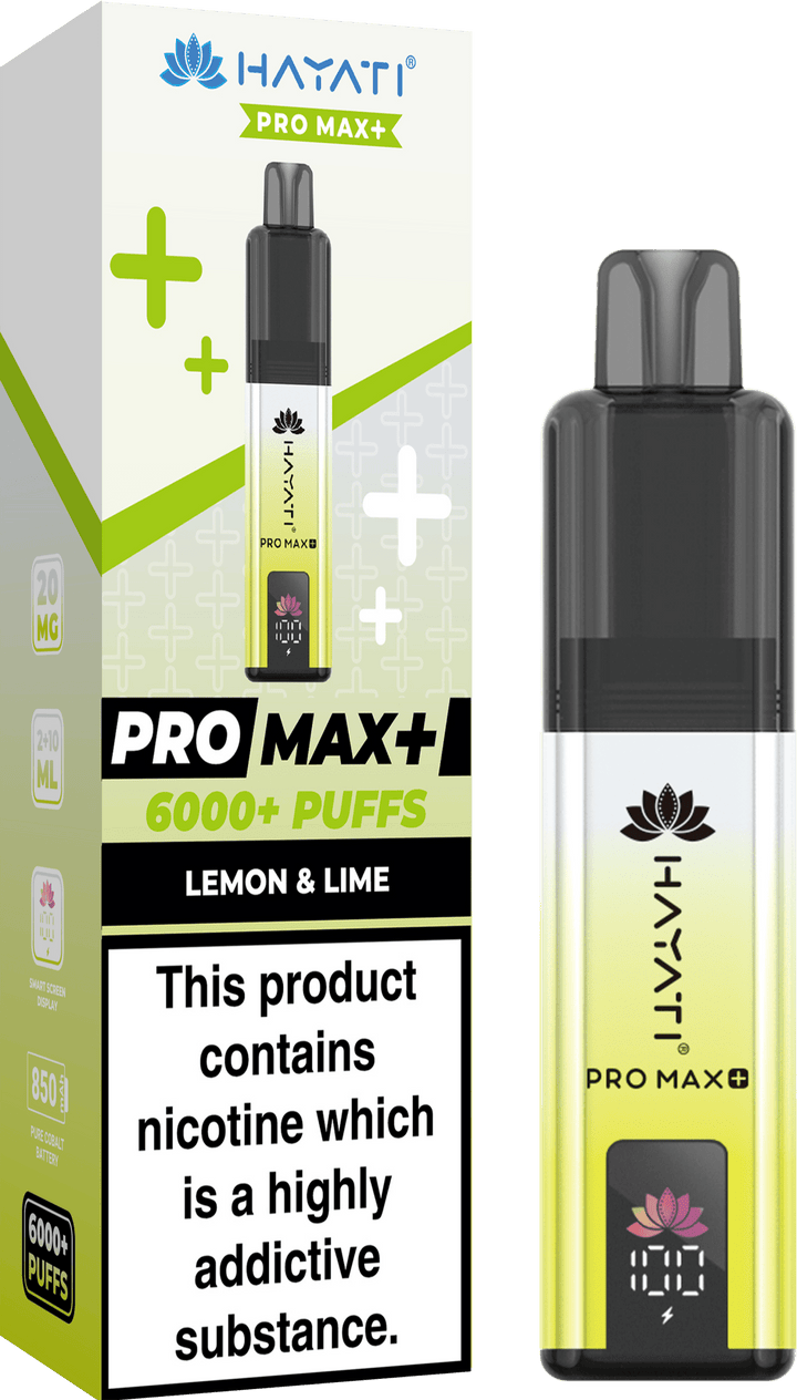 Hayati Pro Max+ 6000 Puffs Vape Kit Box of 10 - Hayati Pro Max+ 6000 Puffs Vape Kit Box of 10 - Direct Vape Wholesale