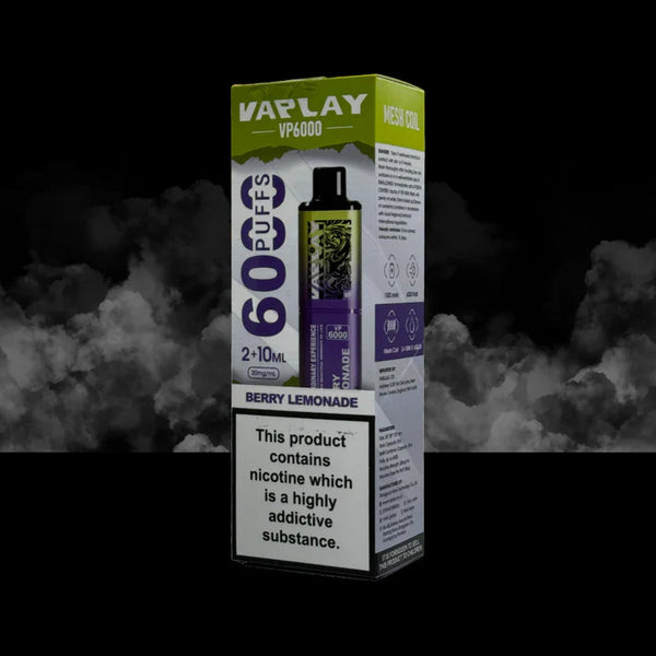 Vaplay VP6000 Disposable Vape-Box of 5