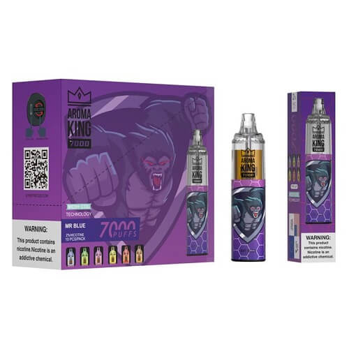 Aroma King 7000 Disposable Device 20MG - Box of 10 - Vapeareawholesale