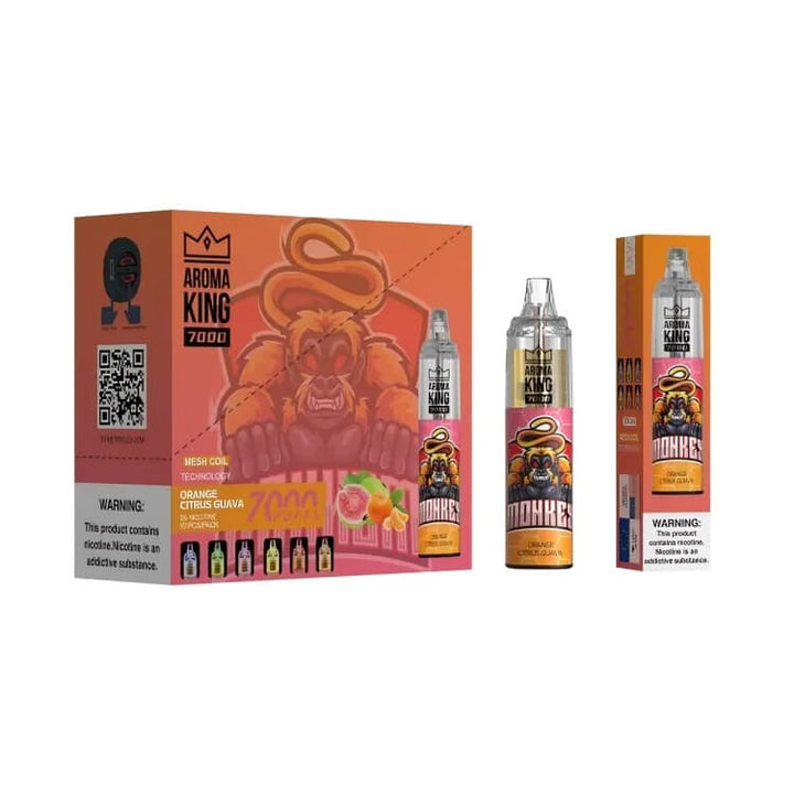 Aroma King 7000 Disposable Device 20MG - Box of 10 - Vapeareawholesale