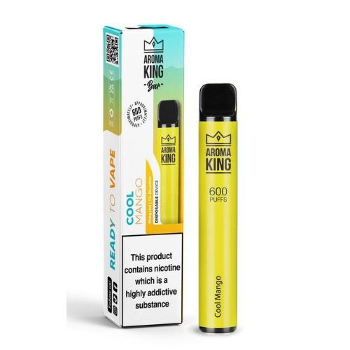 Aroma King Bar 600 Puffs Disposable Vape Pod Device 20MG - Box of 10 - Vapeareawholesale