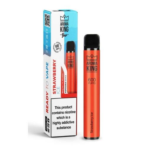 Aroma King Bar 600 Puffs Disposable Vape Pod Device 20MG - Box of 10 - Vapeareawholesale