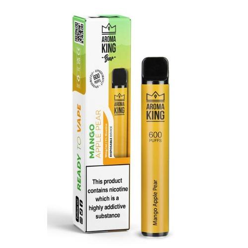 Aroma King Bar 600 Puffs Disposable Vape Pod Device 20MG - Box of 10 - Vapeareawholesale