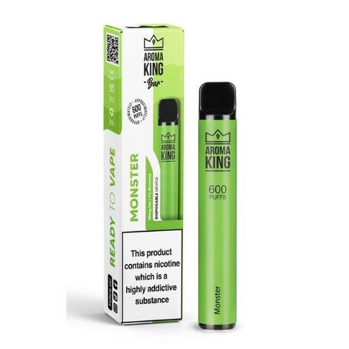 Aroma King Bar 600 Puffs Disposable Vape Pod Device 20MG - Box of 10 - Vapeareawholesale