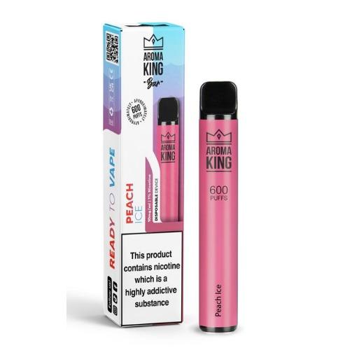 Aroma King Bar 600 Puffs Disposable Vape Pod Device 20MG - Box of 10 - Vapeareawholesale