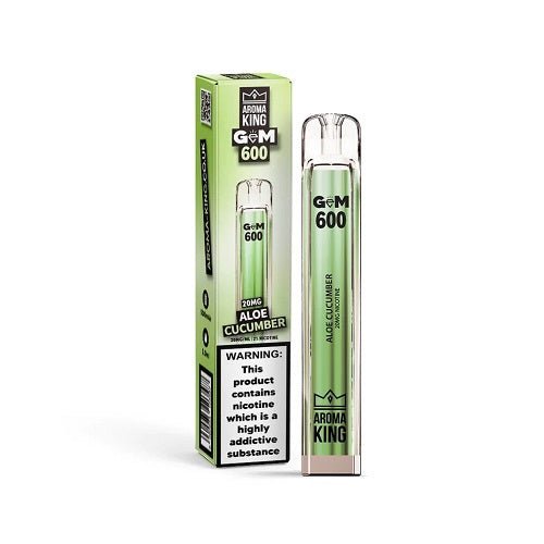 Aroma King Gem 600 Disposable Vape Pod Device 20MG - Box of 10 - Vapeareawholesale