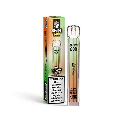 Aroma King Gem 600 Disposable Vape Pod Device 20MG - Box of 10 - Vapeareawholesale