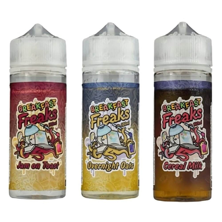 Breakfast Freaks Shortfill 100ml E-Liquid - Vapeareawholesale